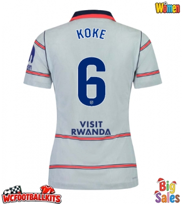 Atletico Madrid Koke #6 Replica Third Stadium Shirt for Women 2026-27 Short Sleeve
